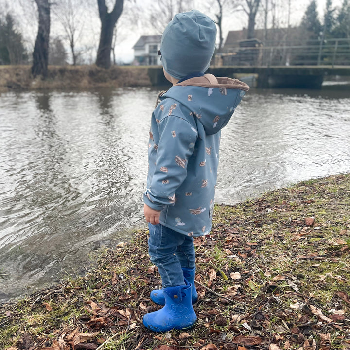 Einzelstück  Softshell Explorer blau 65 cm