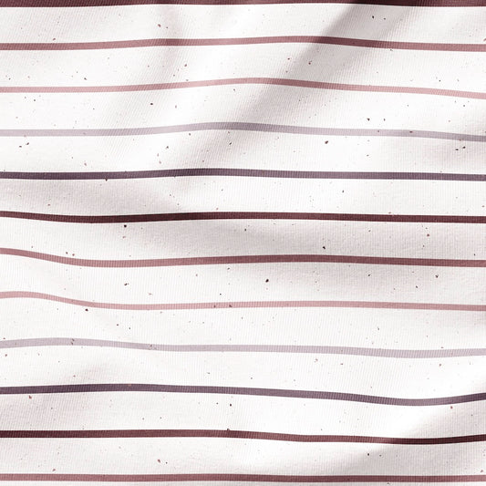 French Terry Konfetti Stripes Mauve