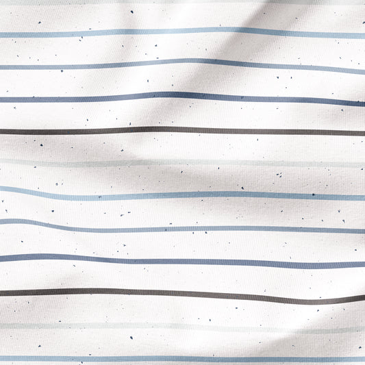 French Terry Konfetti Stripes Sky
