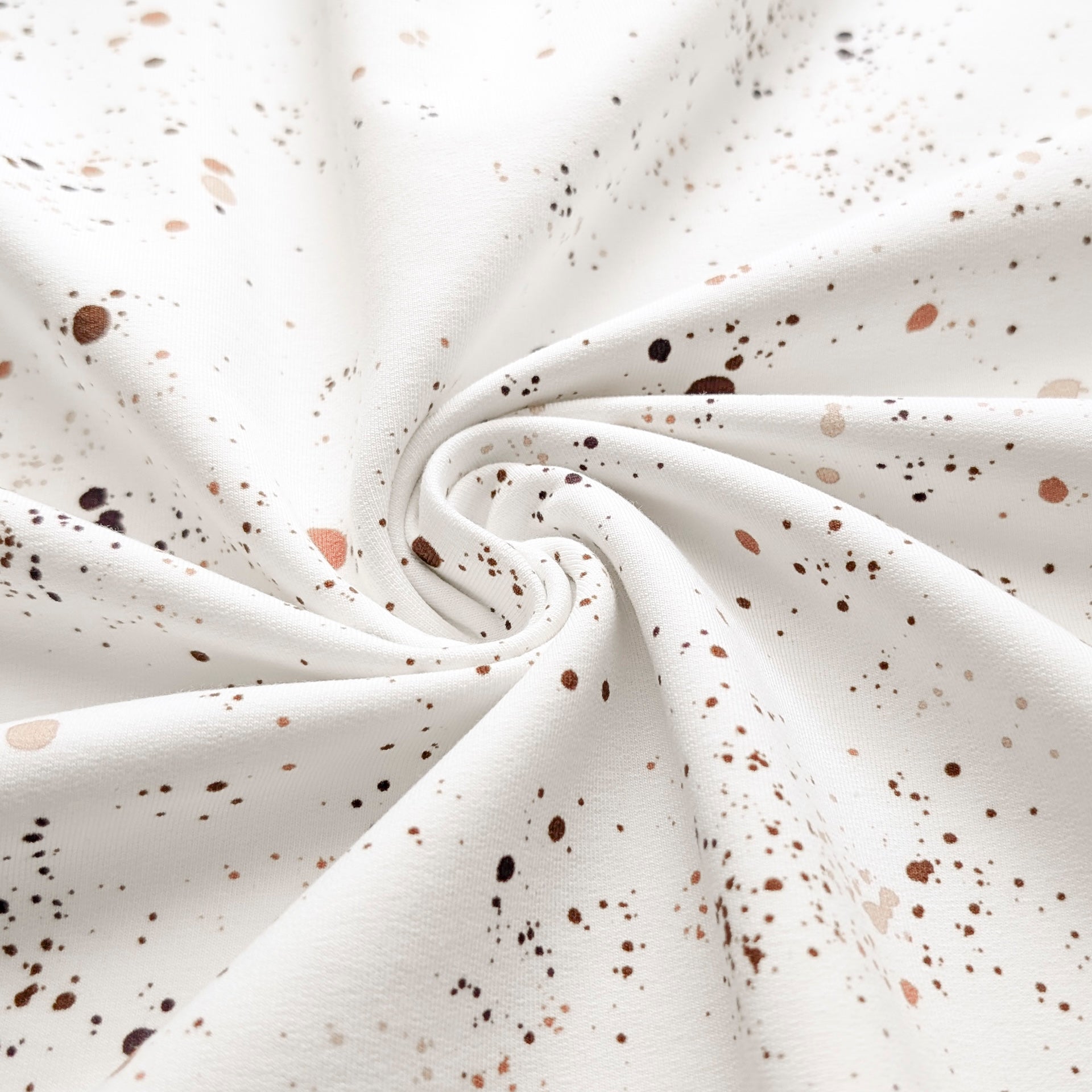 French Terry Kakao Splash