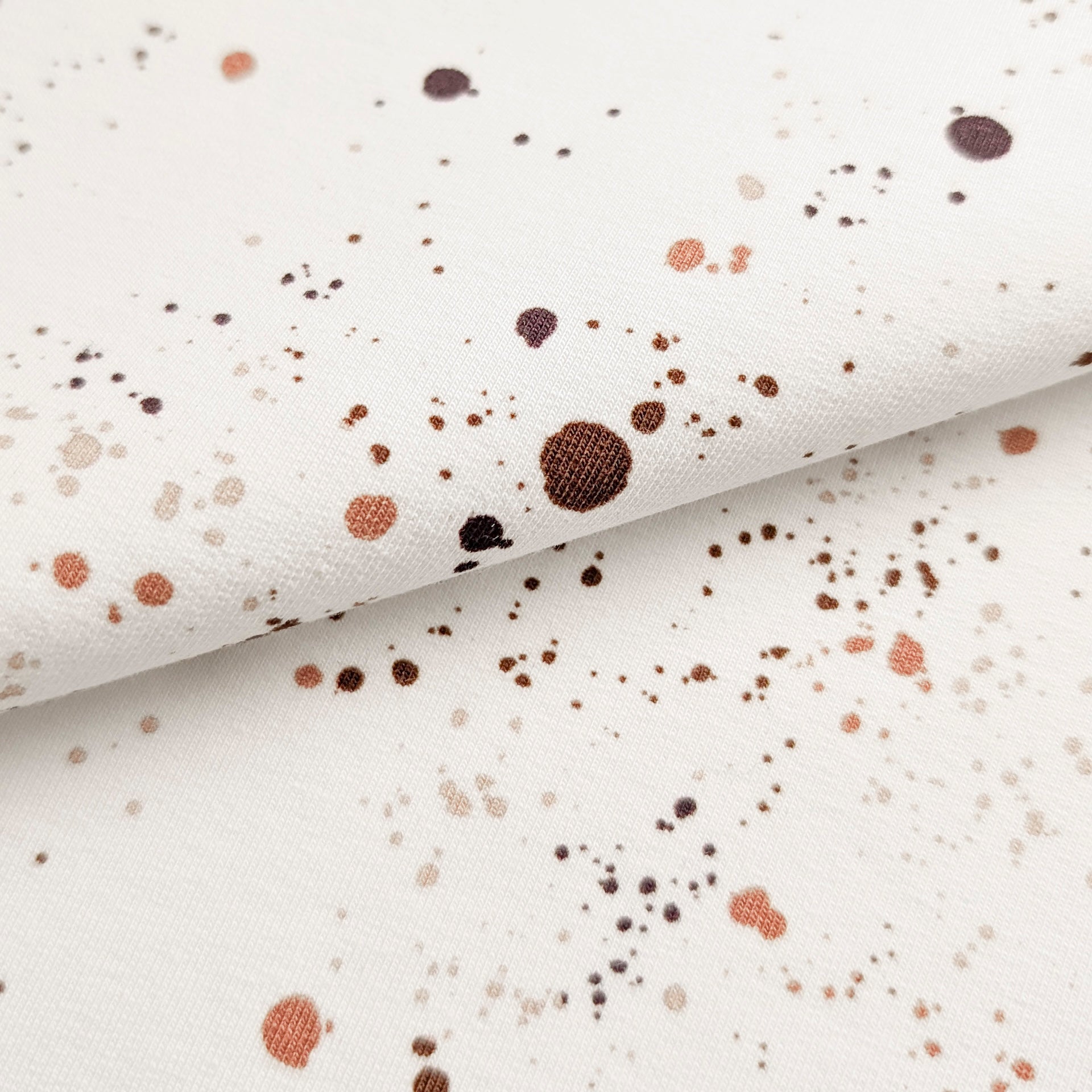 French Terry Kakao Splash