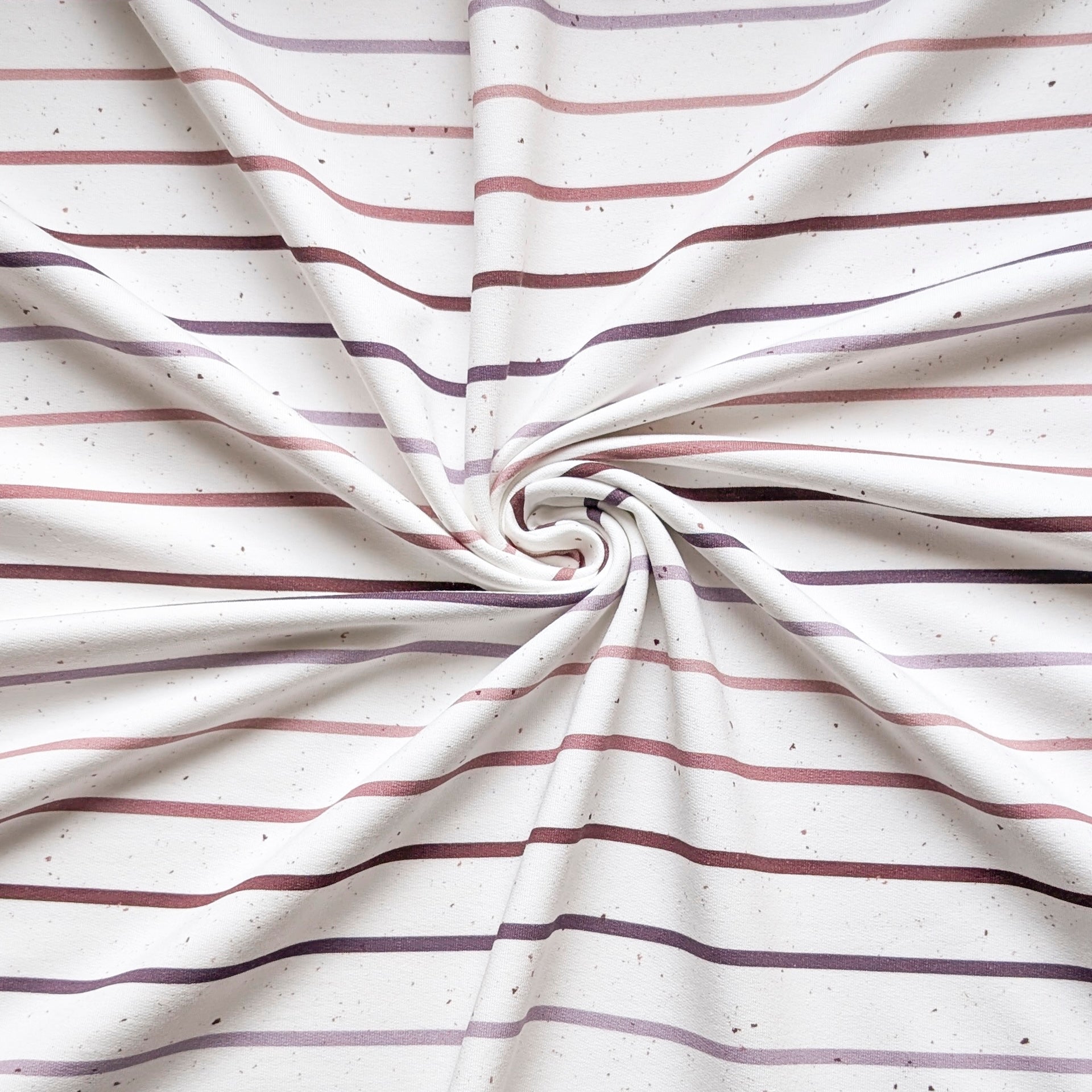 French Terry Konfetti Stripes Mauve