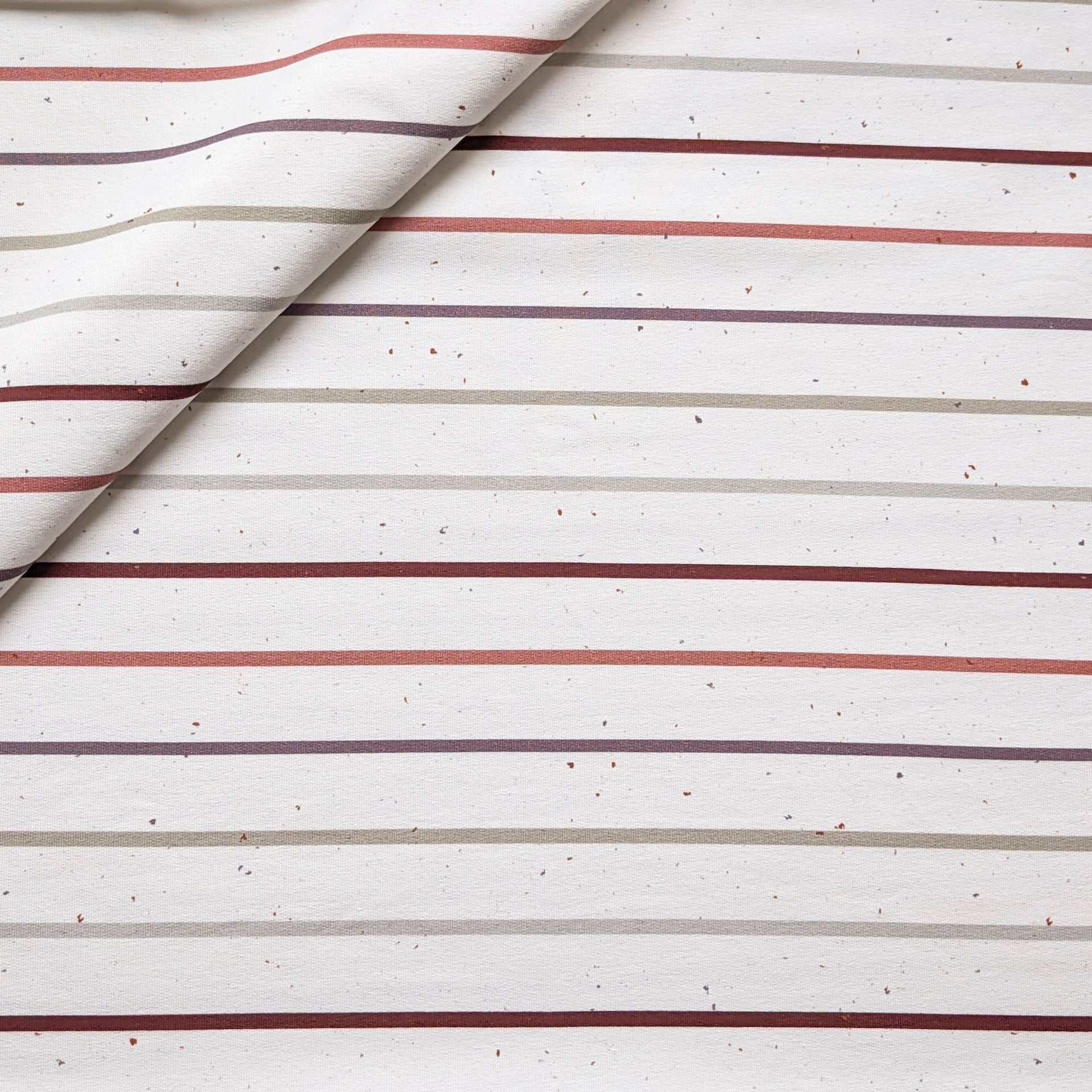 French Terry Konfetti Stripes Nature