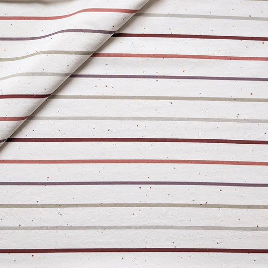 French Terry Konfetti Stripes Nature
