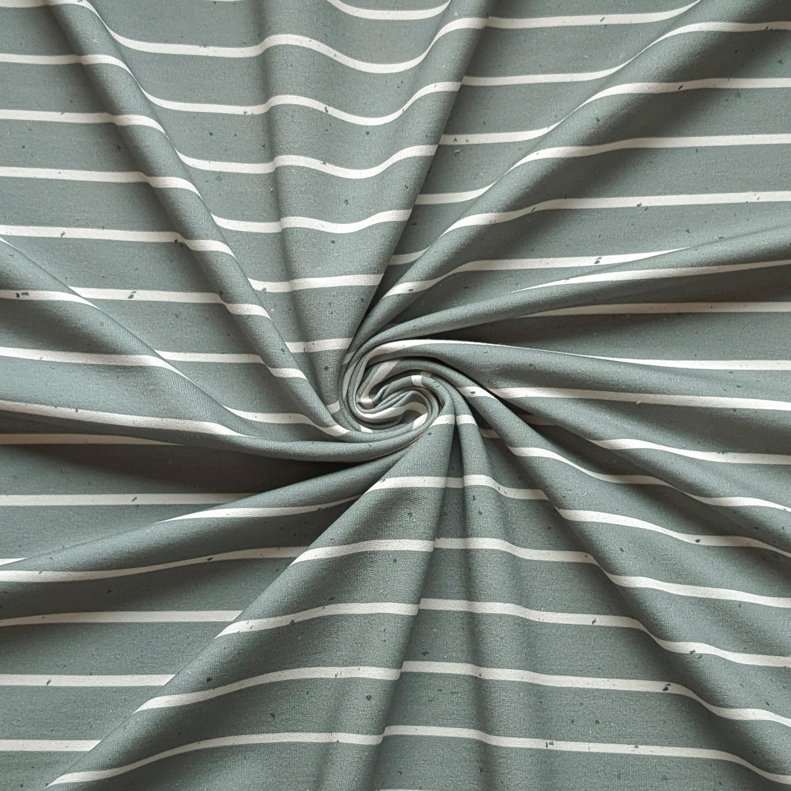 French Terry Konfetti Stripes pistazie