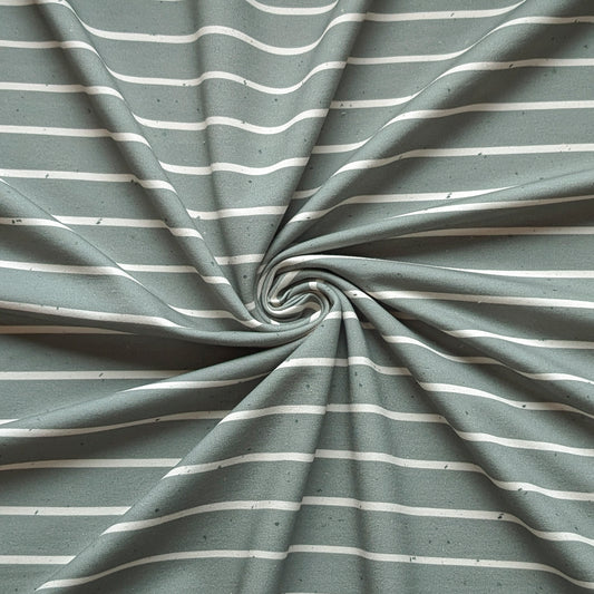 French Terry Konfetti Stripes pistazie