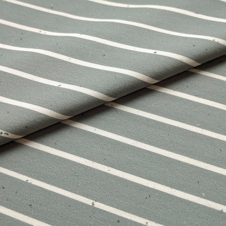 French Terry Konfetti Stripes pistazie