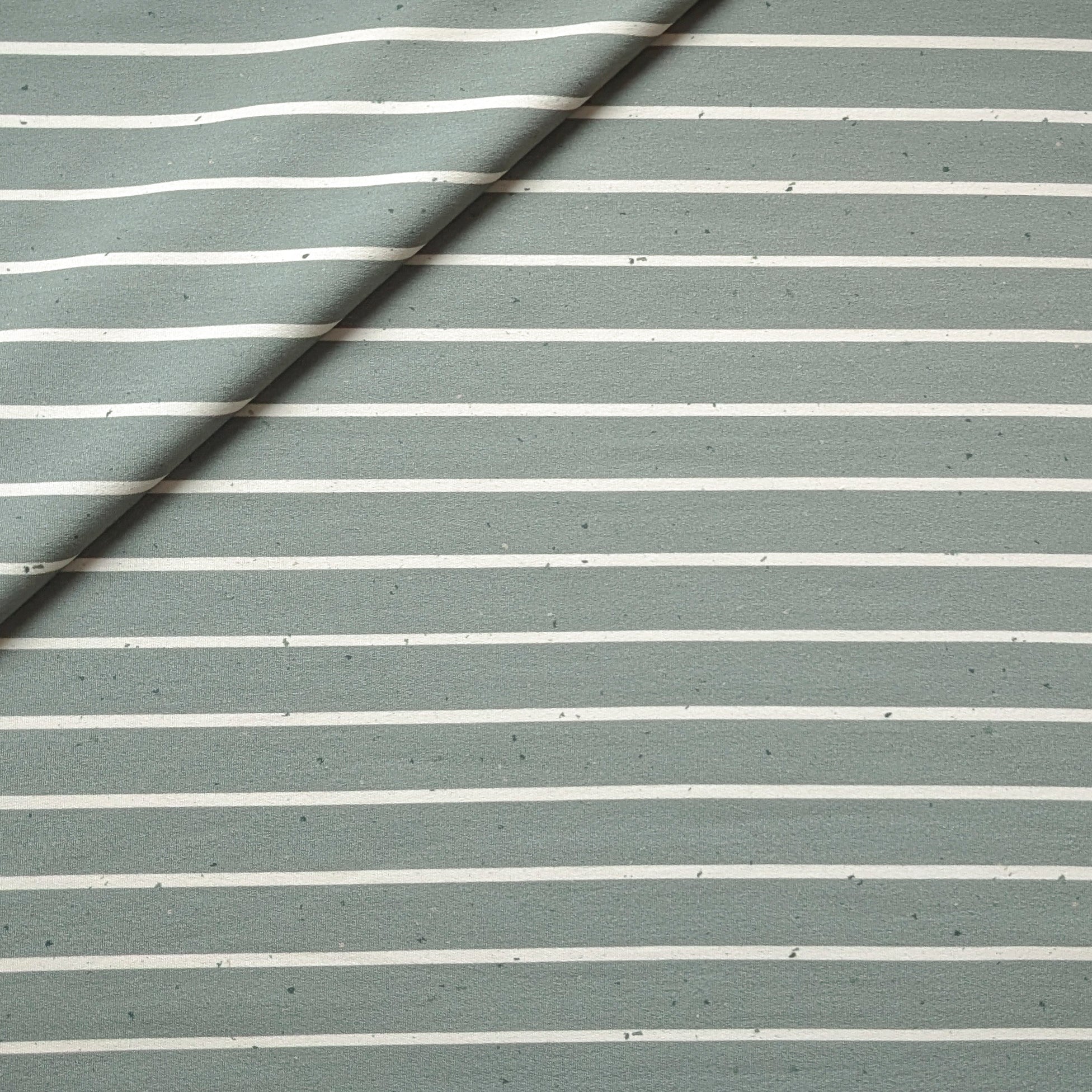 French Terry Konfetti Stripes pistazie