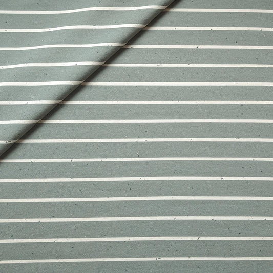 French Terry Konfetti Stripes pistazie