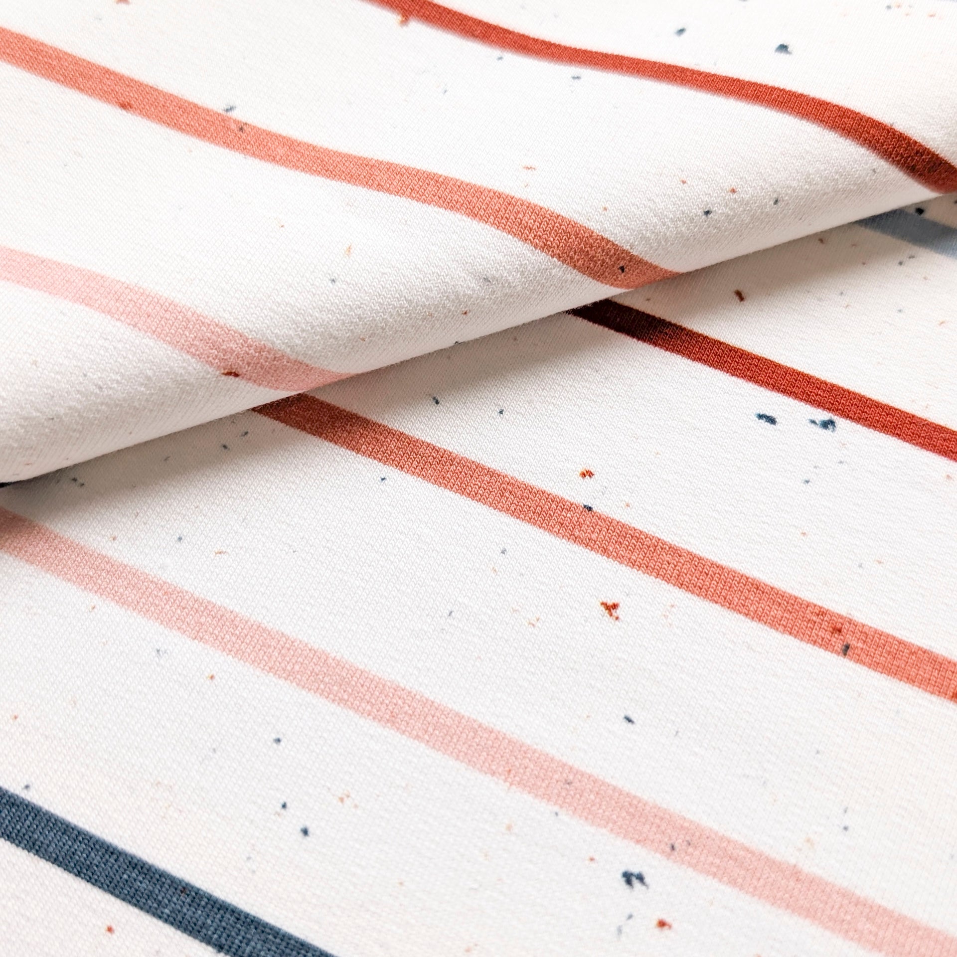 French Terry Konfetti Stripes Sunset