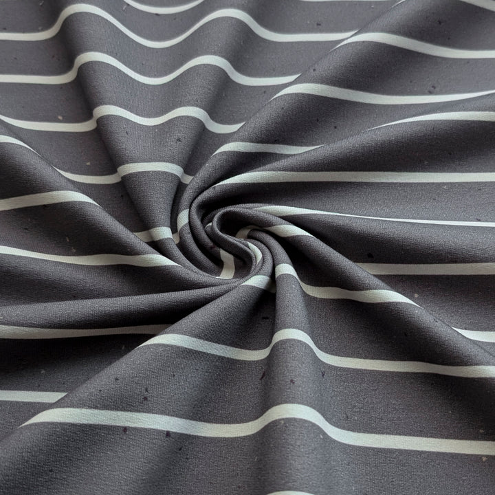 French Terry Konfetti Stripes anthrazit