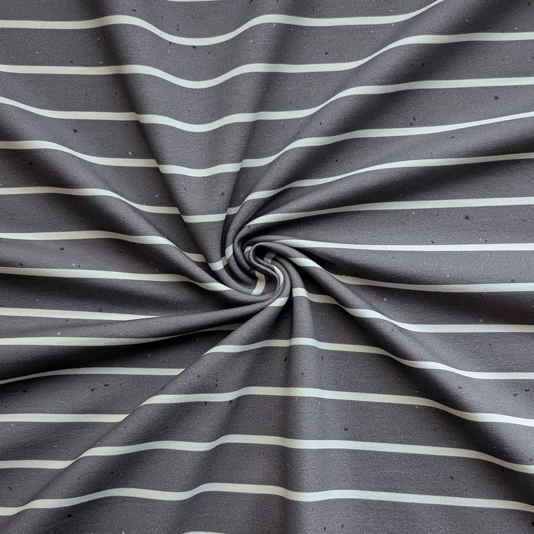 French Terry Stripes anthrazit 0,5m