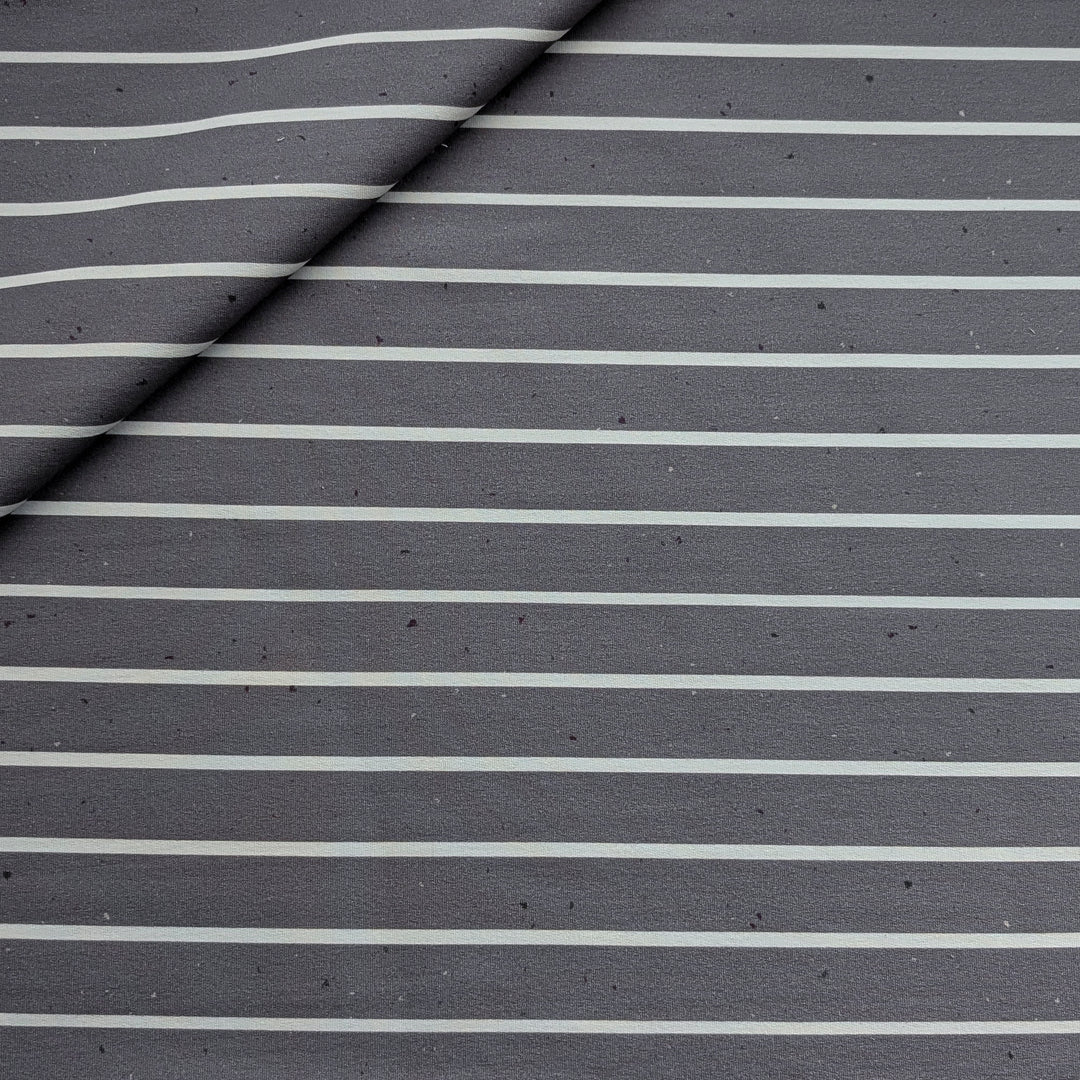 French Terry Konfetti Stripes anthrazit