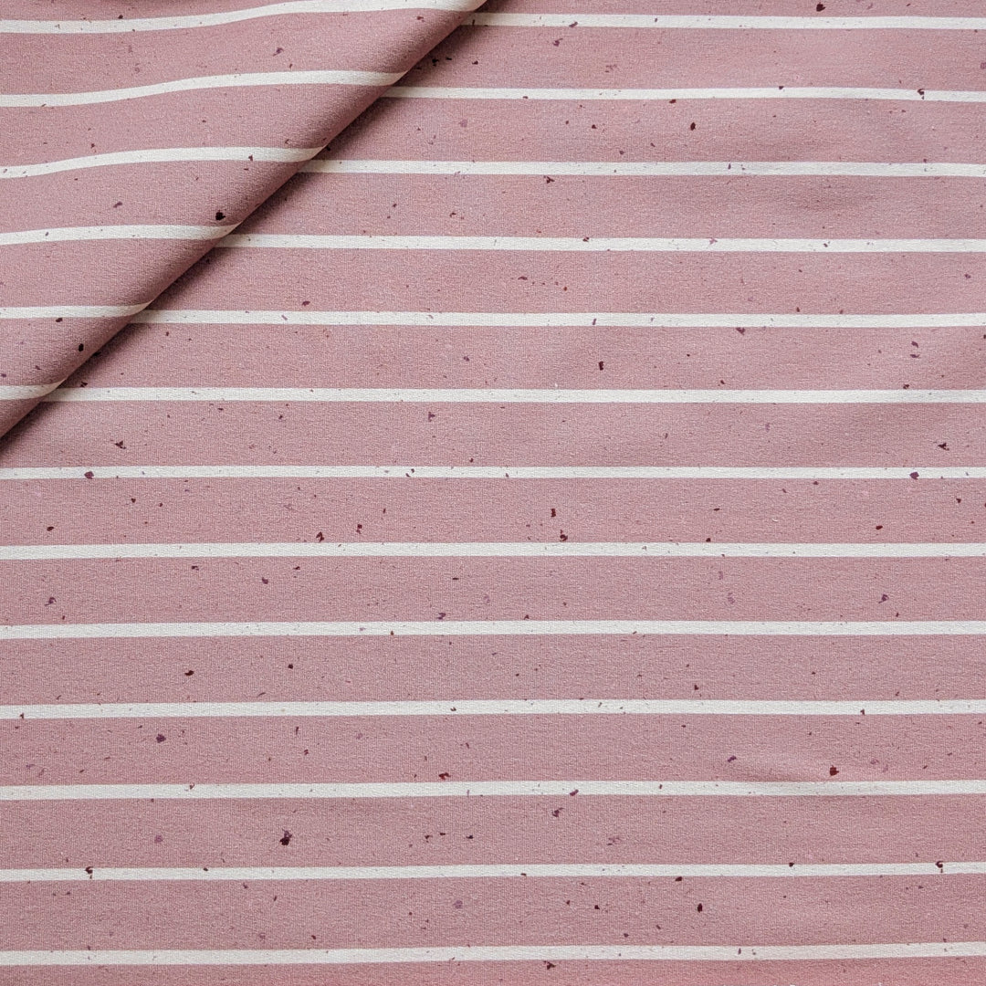 French Terry Konfetti Stripes rosé
