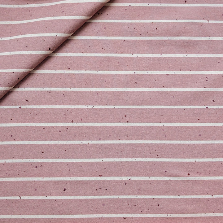 French Terry Konfetti Stripes rosé