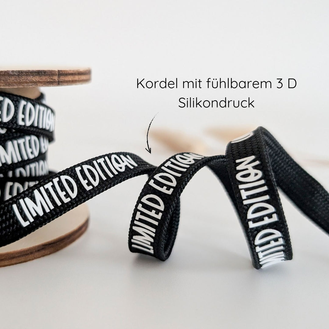 Kordel  schwarz "Limited Edition"