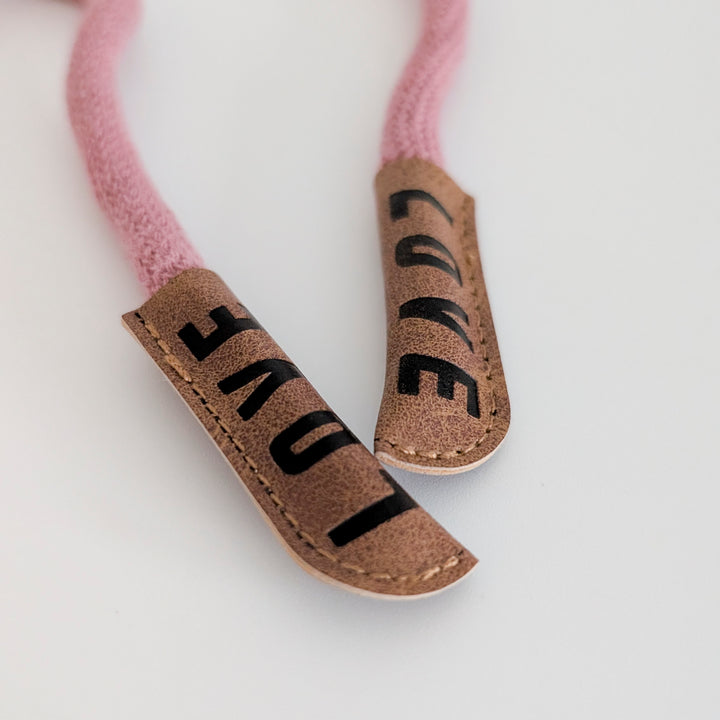 Kordelende Kunstleder "Love" (1 Stk)