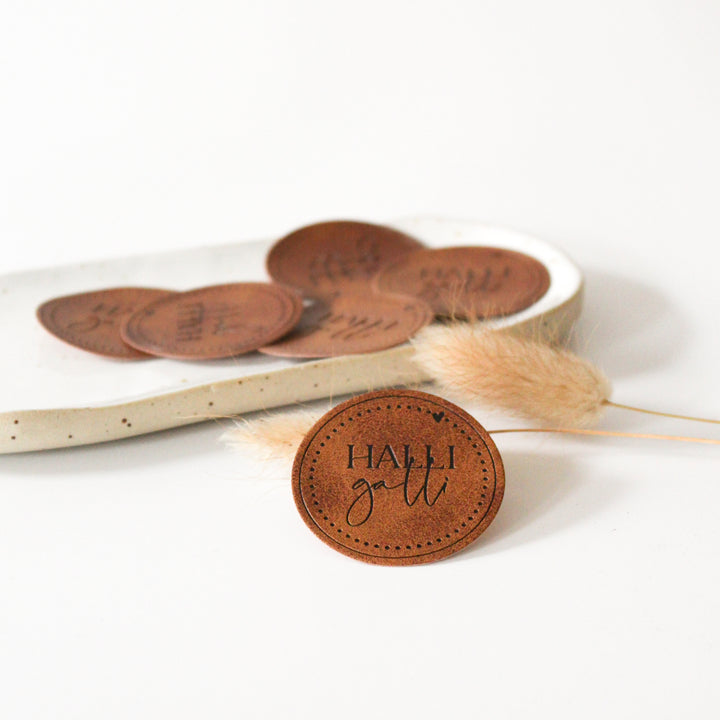 Kunstlederlabel "Halli Galli"