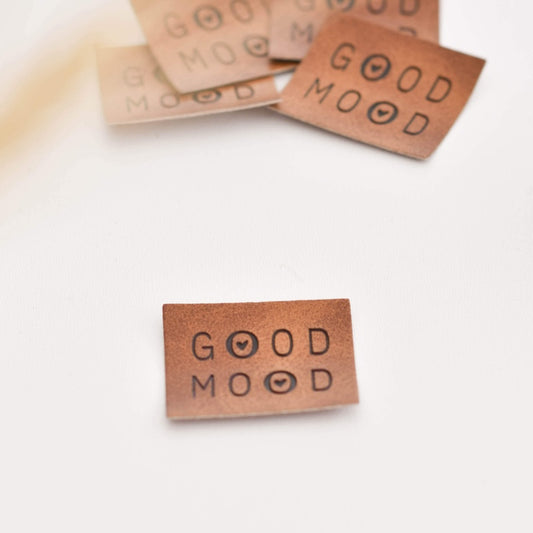 Kunstlederlabel "Good Mood"