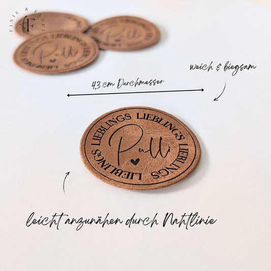 Kunstlederlabel "Lieblingspulli"