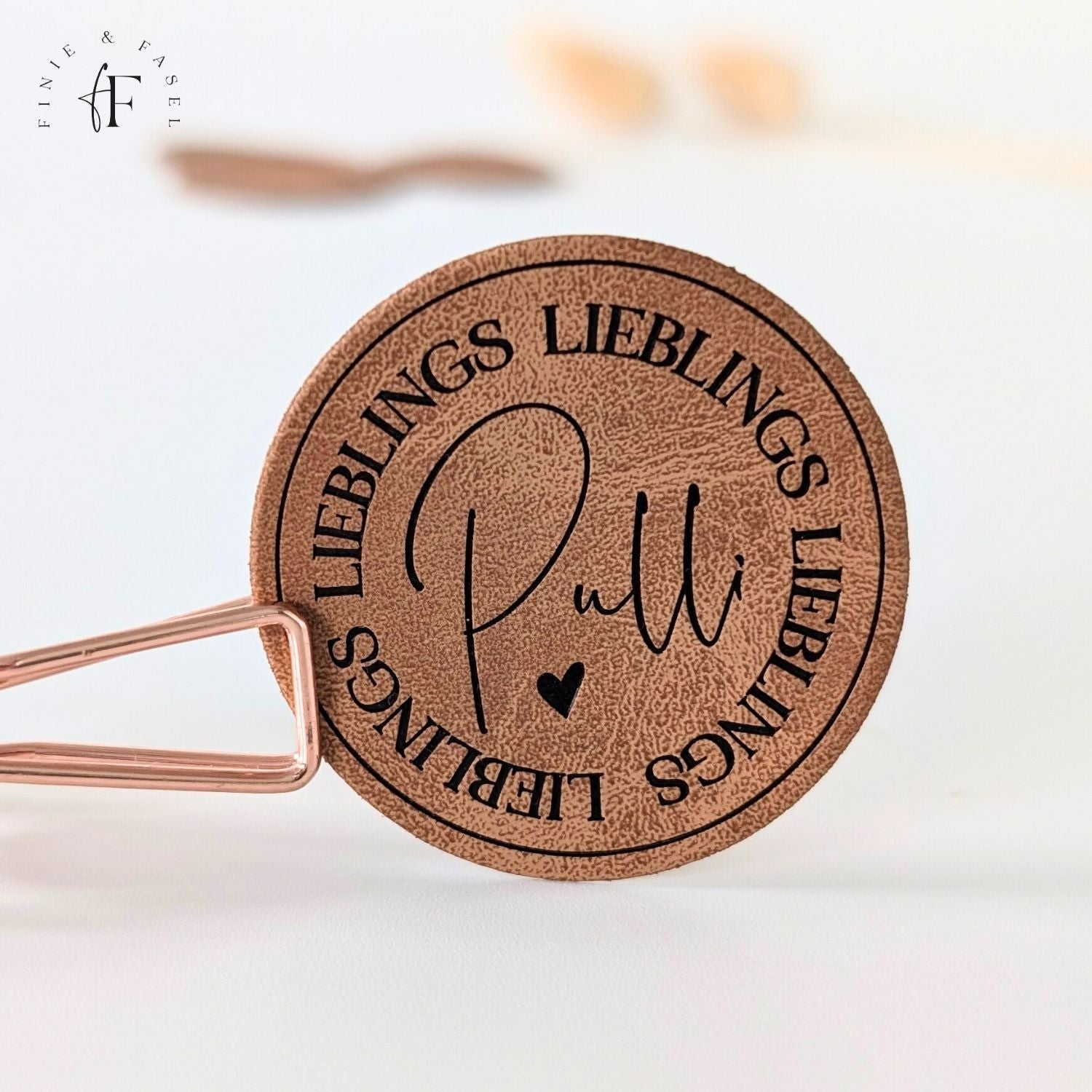 Kunstlederlabel "Lieblingspulli"