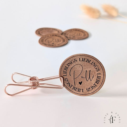 Kunstlederlabel "Lieblingspulli"