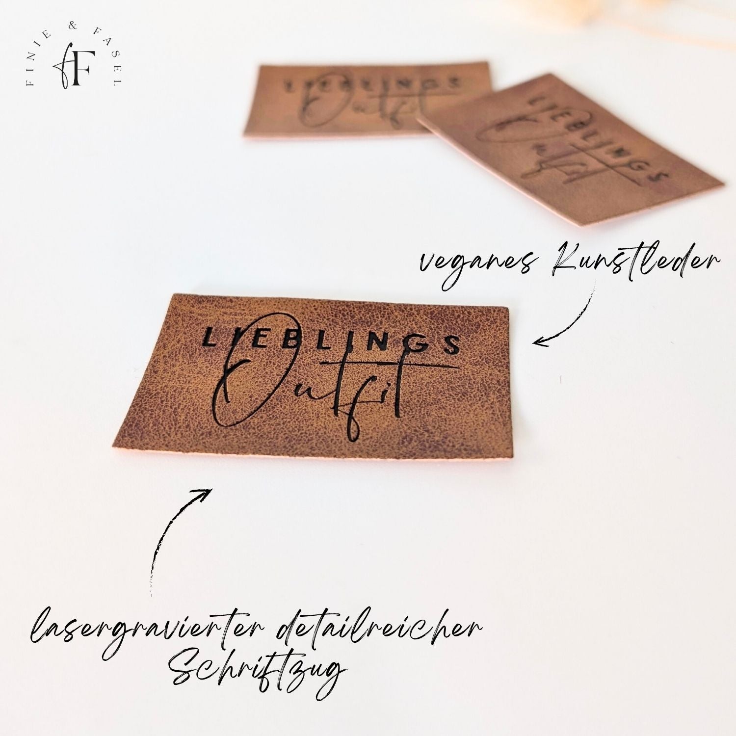 Kunstlederlabel "Lieblingsoutfit"