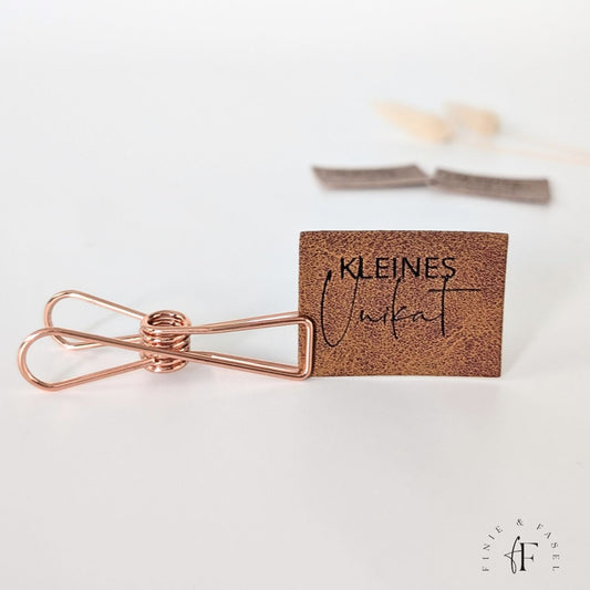 Kunstlederlabel "Kleines Unikat"