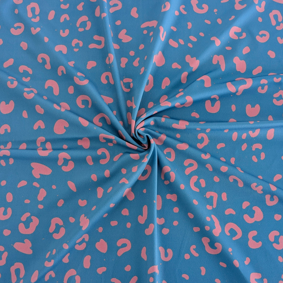 UV Lycra - neon - Leo Coral Blue
