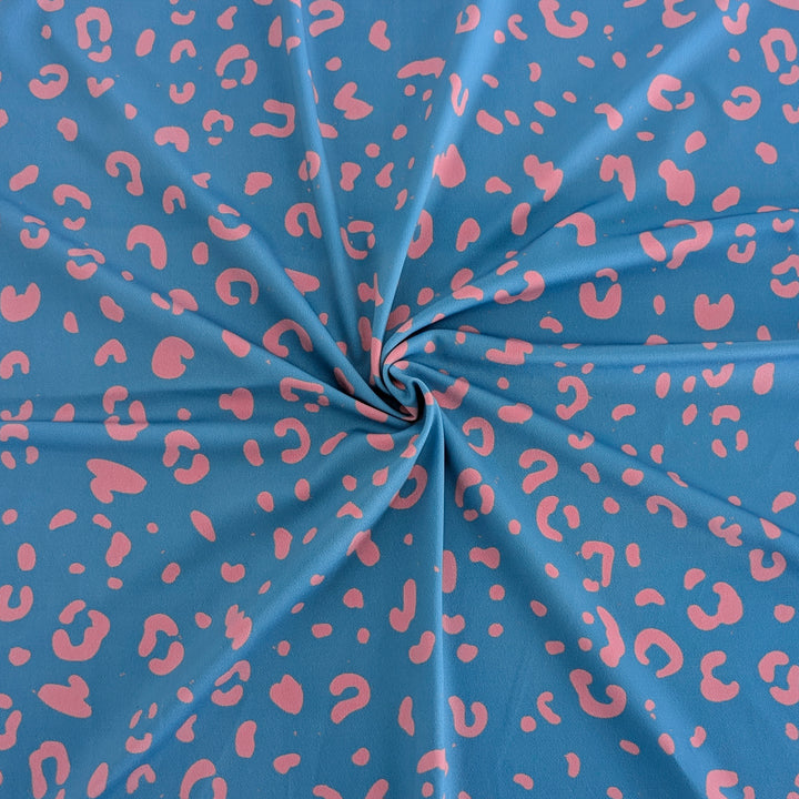 UV Lycra - neon - Leo Coral Blue