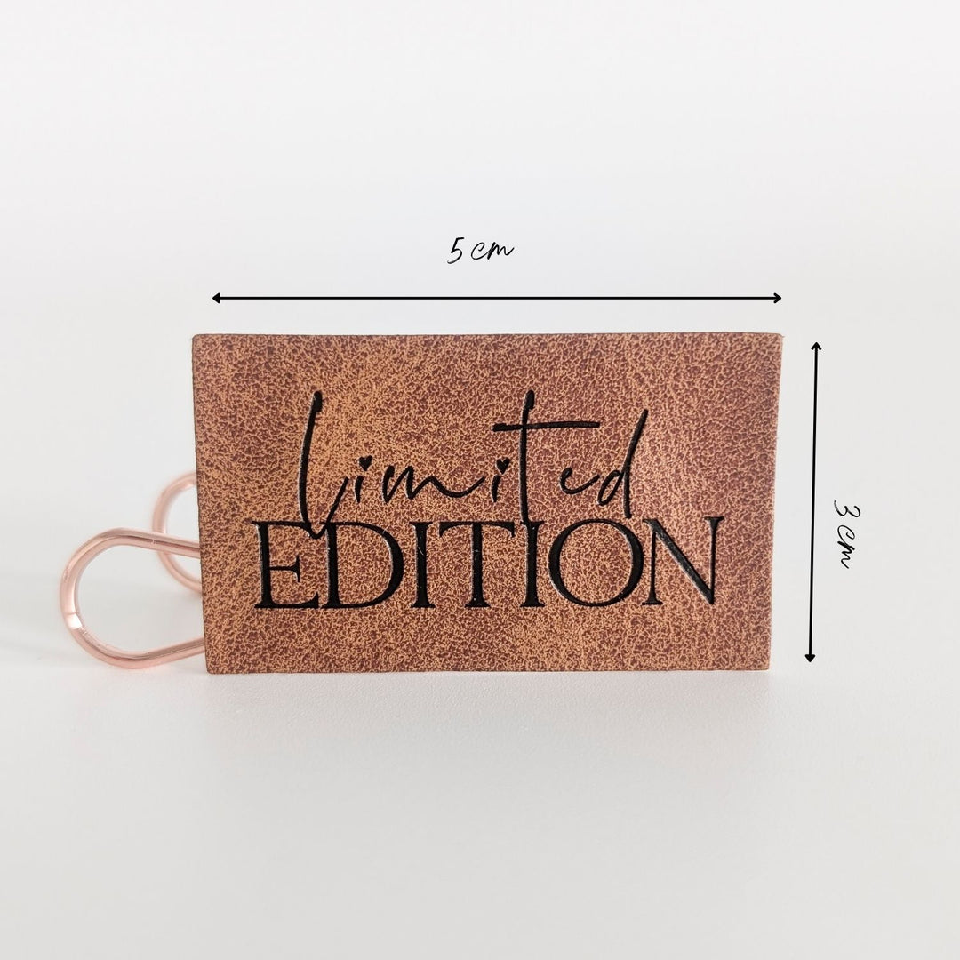 Kunstlederlabel "Limited Edition"