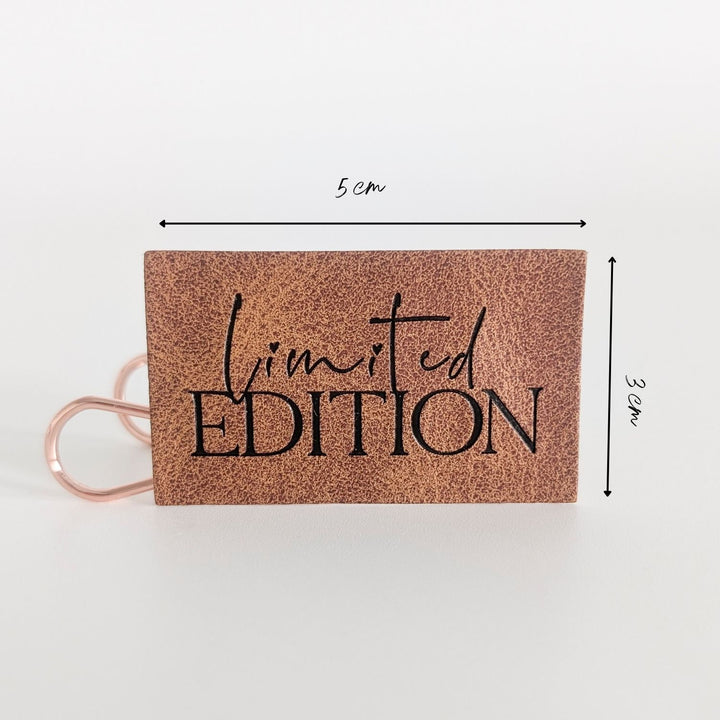Kunstlederlabel "Limited Edition"