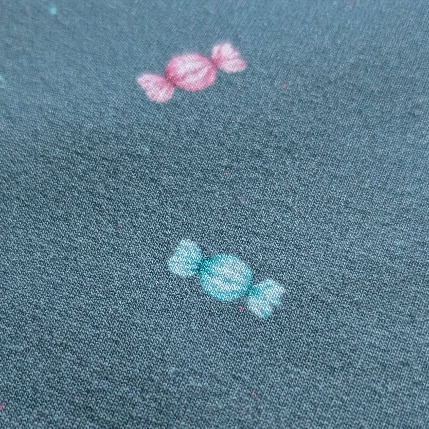 Vorbestellung French Terry Lolli petrol