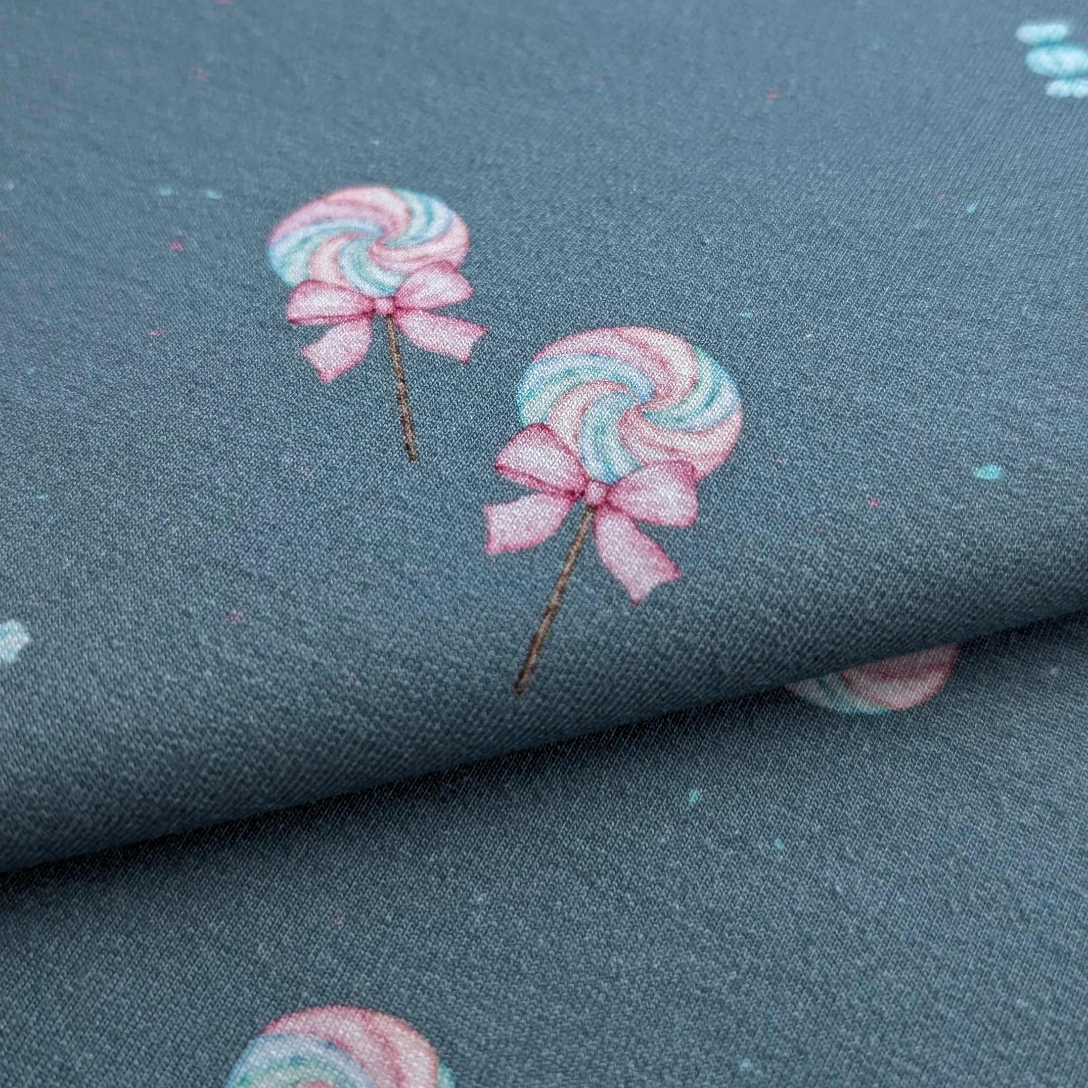 Vorbestellung French Terry Lolli petrol