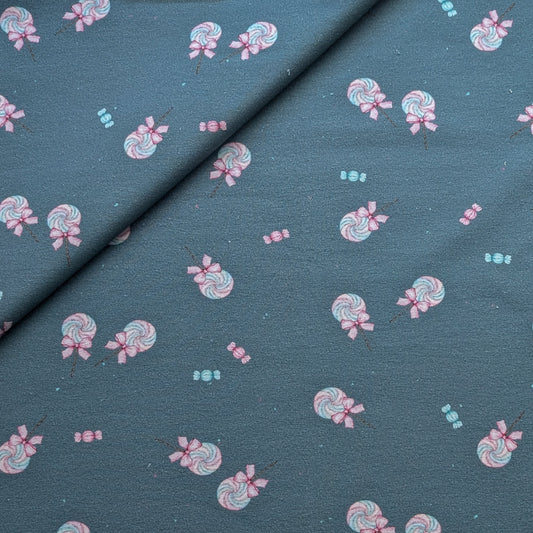 Vorbestellung French Terry Lolli petrol