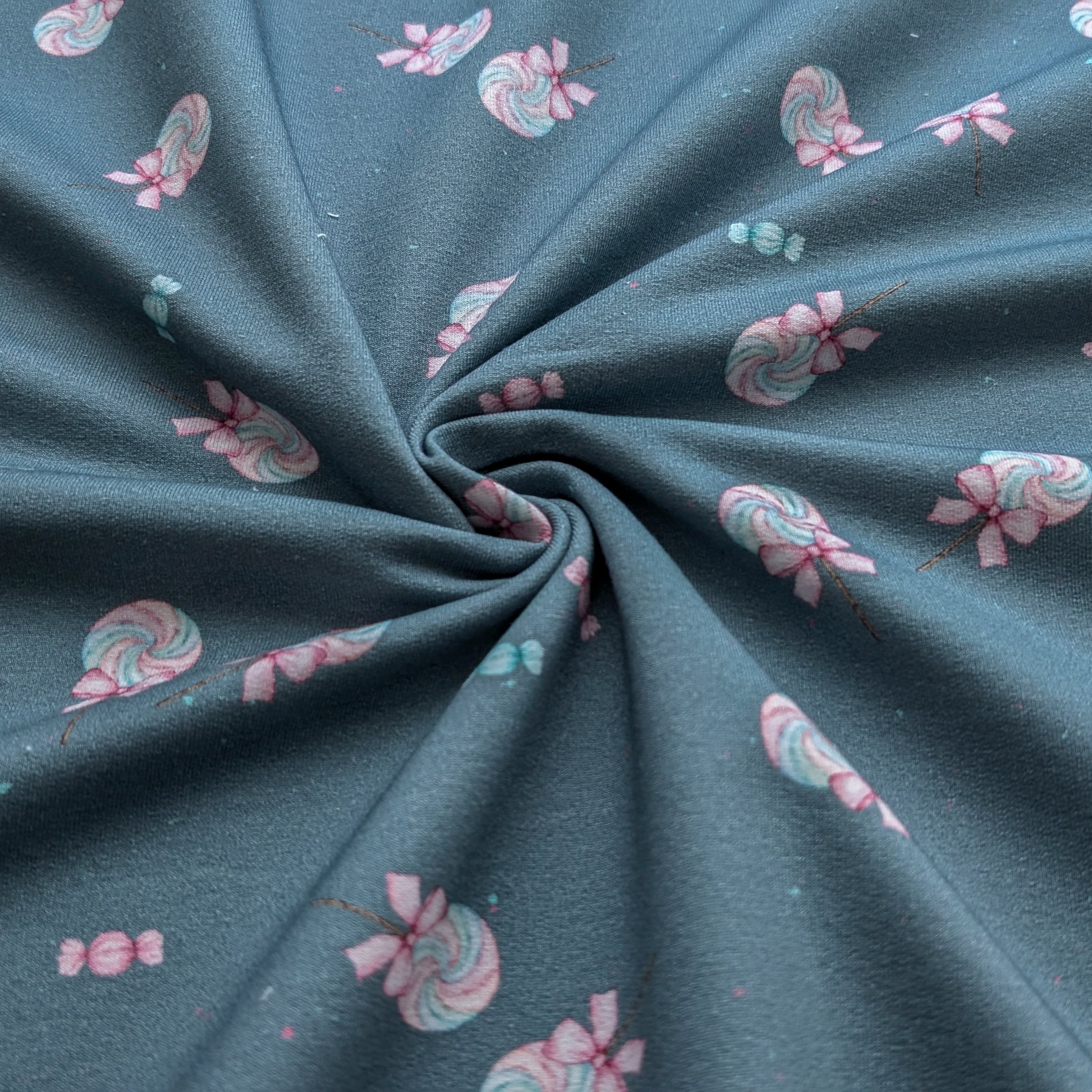 Vorbestellung French Terry Lolli petrol