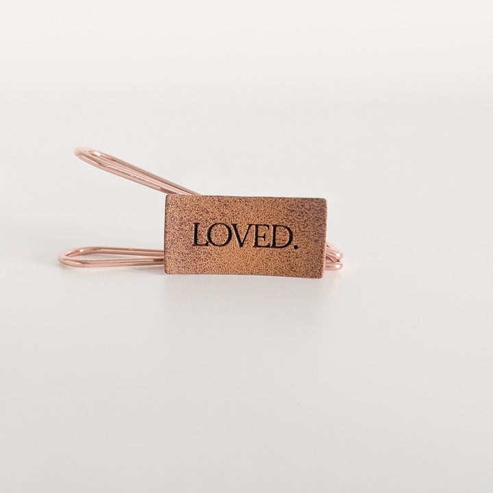Kunstlederlabel "Loved"