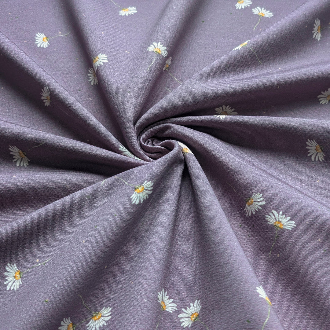 Jersey Margeriten mauve