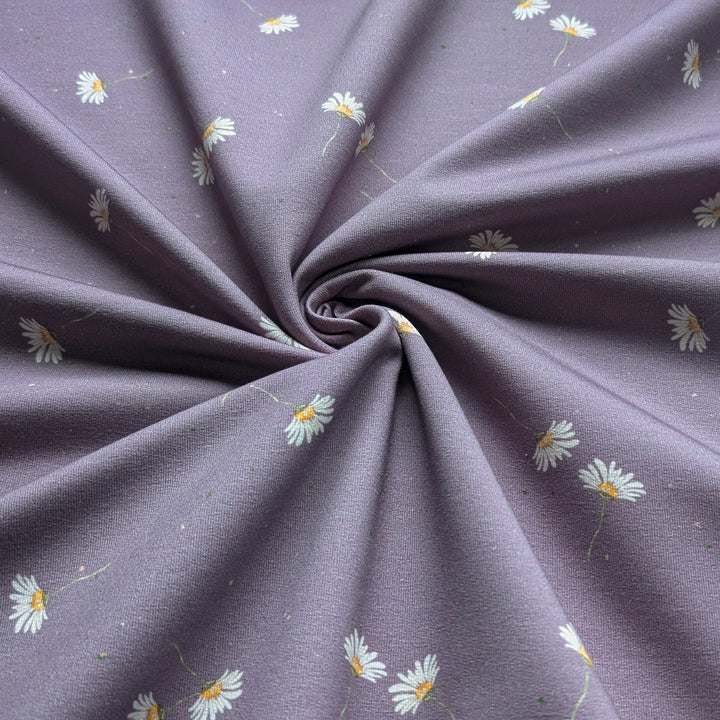 Jersey Margeriten mauve