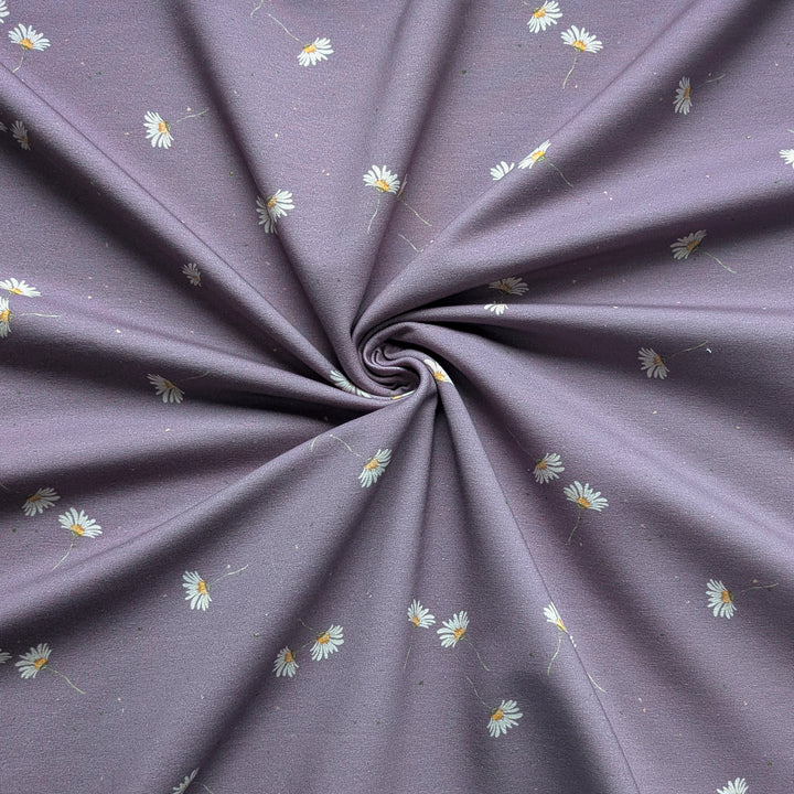 Jersey Margeriten mauve