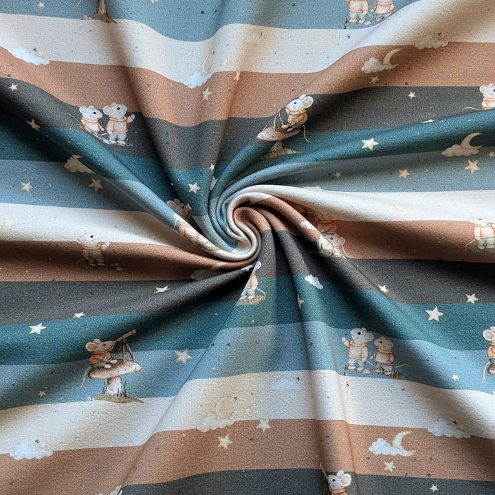 French Terry Mausblick karamell