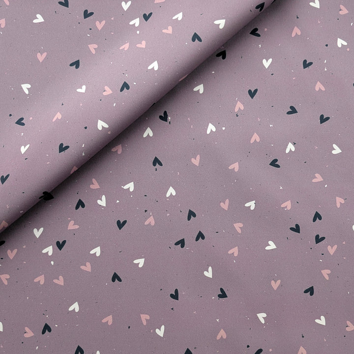Softshell Herzen mauve