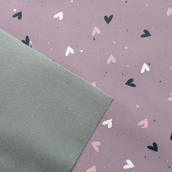 Softshell Herzen mauve