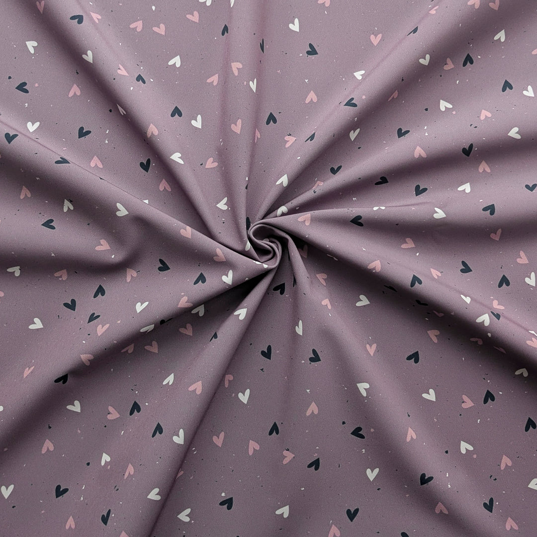 Softshell Herzen mauve