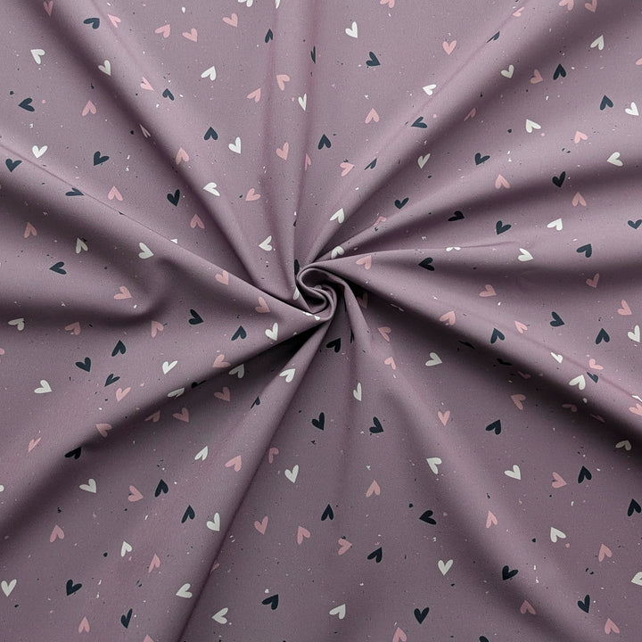 Softshell Herzen mauve