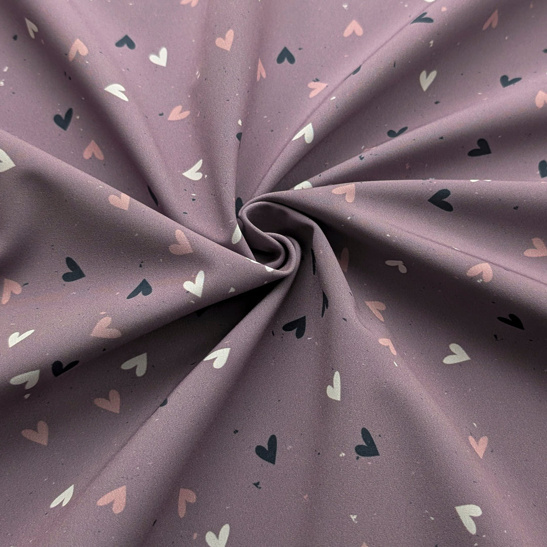 Softshell Herzen mauve