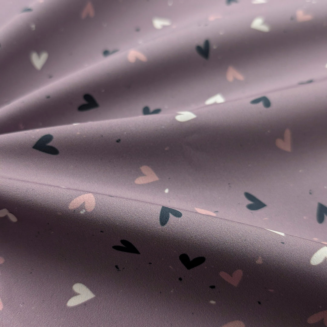 Softshell Herzen mauve
