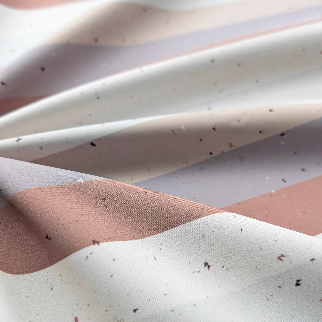 Einzelstück Softshell Statement Stripes mocca mousse 50 cm