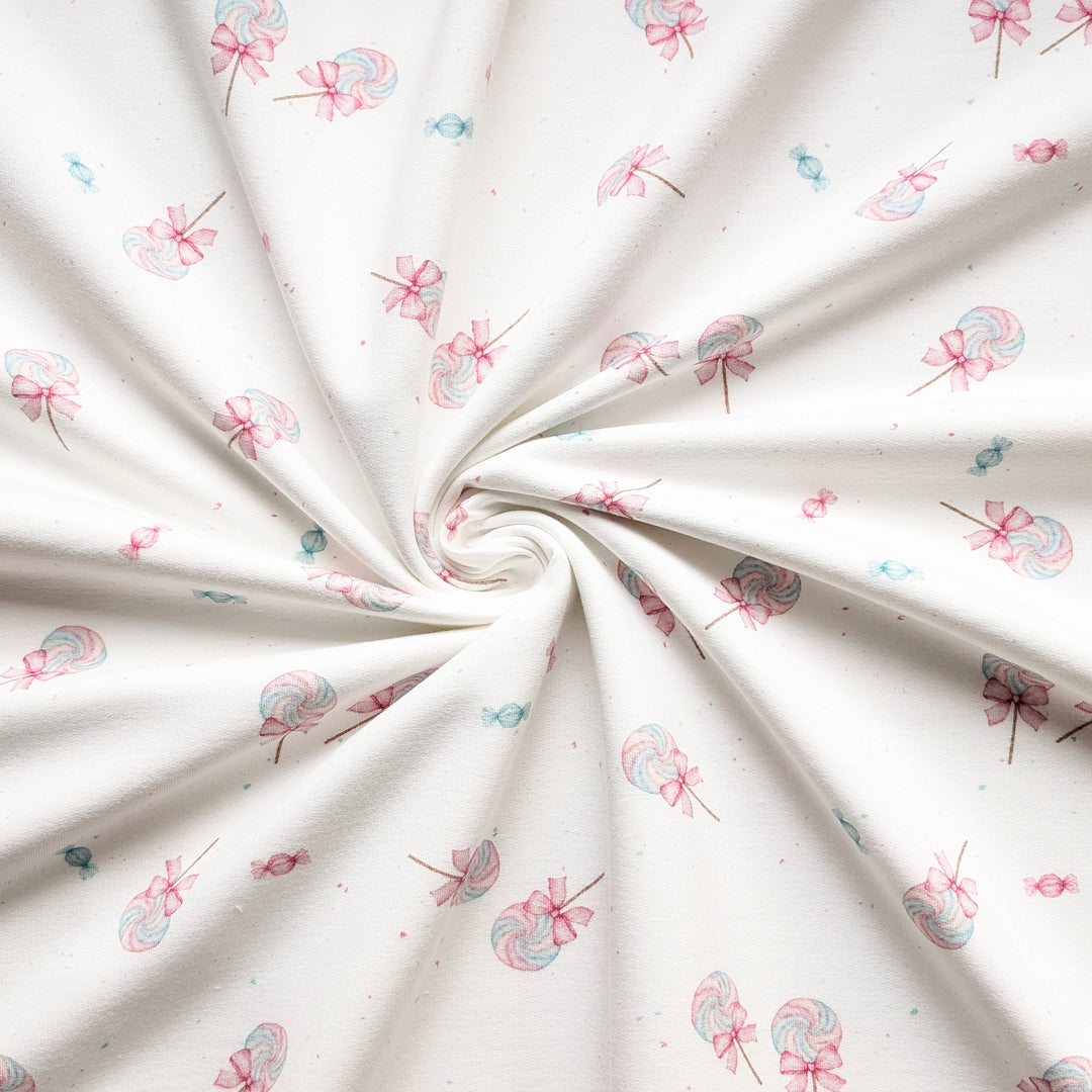 French Terry Pastell Lolli creme 0,65m