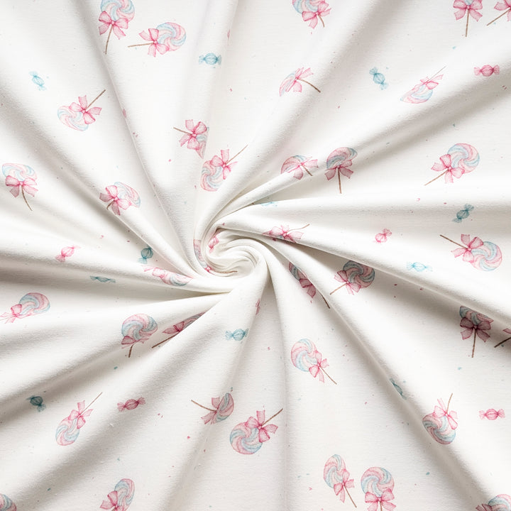 French Terry Pastell Lolli creme 0,65m
